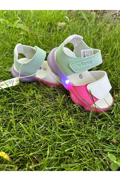 Vicco Size 22-30 Ultra Light Light Non-Slip Air Sole Girls' Sandals