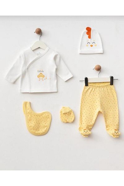 Little Life Newborn 5-Piece Hospital Release 100% Cotton