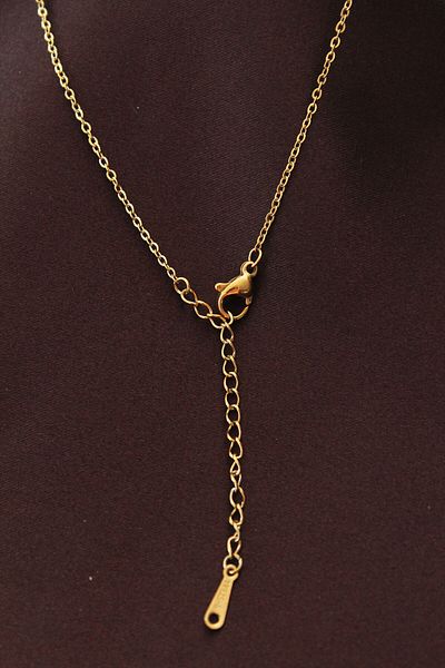BESKAR Steel 3-Color Minimal 3-Piece Heart Necklace