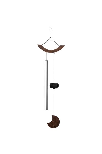 MMC35S Ay Sembollü Meditation 35'' Kavisli Chime (Gümüş)