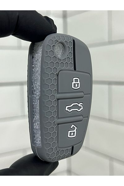 BARKAS ELEKTRONİK Audi A1 A3 8P 81 A4 A5 B6 B7 B8 A6 A7 C5 C6 4F Q3 Q5 Q7 Honeycomb Pattern Key Case Cover
