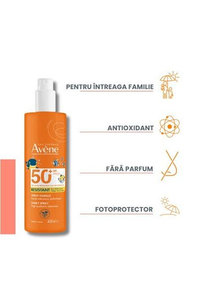 Avene Sunscreen spray for children SPF 50+ Avene, 200 ml