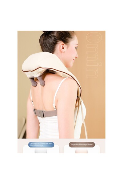 OEM Aparat de masaj Zeivo R8 pentru gât, umeri, spate, zonă lombară și picioare, 6D, infraroșu, USB