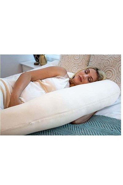 molody U-shaped pillow for pregnant and breastfeeding women with removable velvet cover