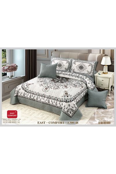 FIONNA.RO 5 Piece Velvet Duvet Cover Set - Elegant Baroque