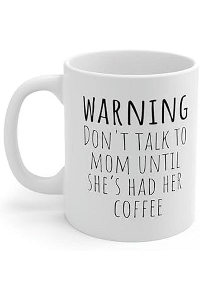 NETWORK ART Print Dore Warning Mom Coffee Mug - English Coffee Mug