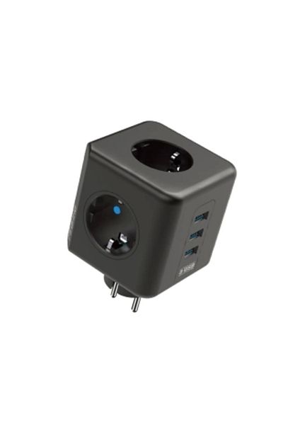 Miracle Omni Thermal Surge Protected Heat Resistant 3-Piece Du Type Socket 3X USB 1X Type-C