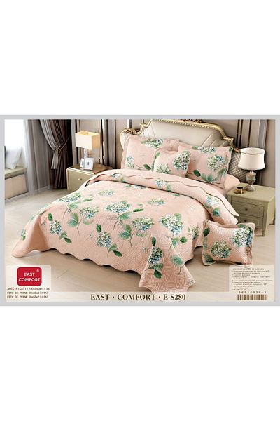 FIONNA.RO 5 Piece Duvet Cover Set - Pink Floral