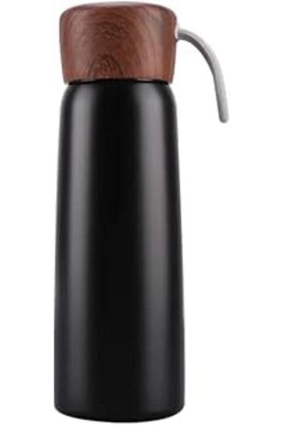 NETWORK ART Greenart Double Vacuum Steel 380 ml Black Thermos