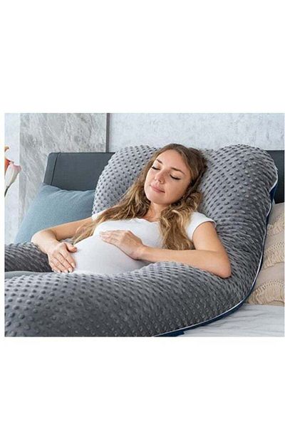 molody U-shaped pillow for pregnant and breastfeeding women with removable velvet cover
