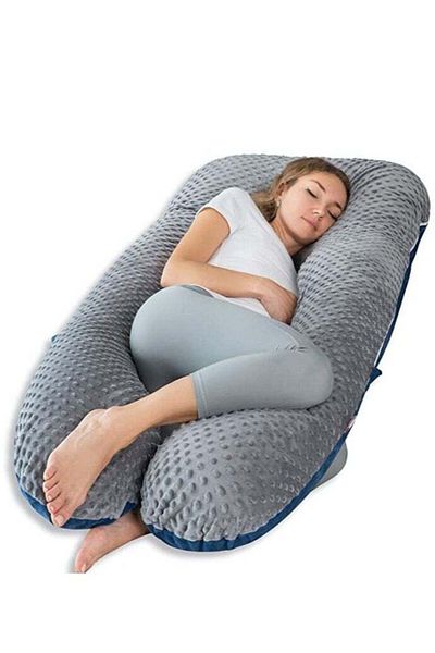 molody U-shaped pillow for pregnant and breastfeeding women with removable velvet cover