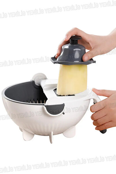 Yenilig Mutfakta Hız Kazanın: 11 Parça Çok Amaçlı Sebze Meyve Doğrayıcı ile Pratik ve Zahmetsiz Doğrama!