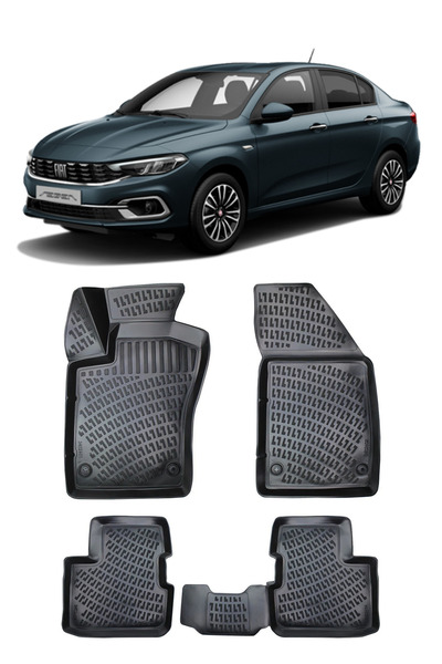 Sosyal Çarşı FİAT EGEA SEDAN 2015-2025 ARACA ÖZEL KLİPSLİ ORİJİNAL KALIP 4 CM...