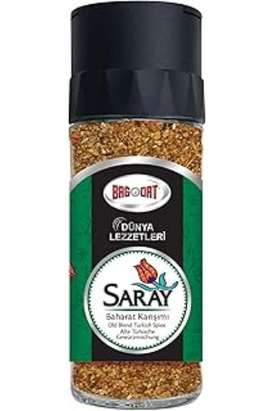 ASİTAN Bağdat Saray Spice Mix Salt Shaker Lid Glass Bottle 38 g
