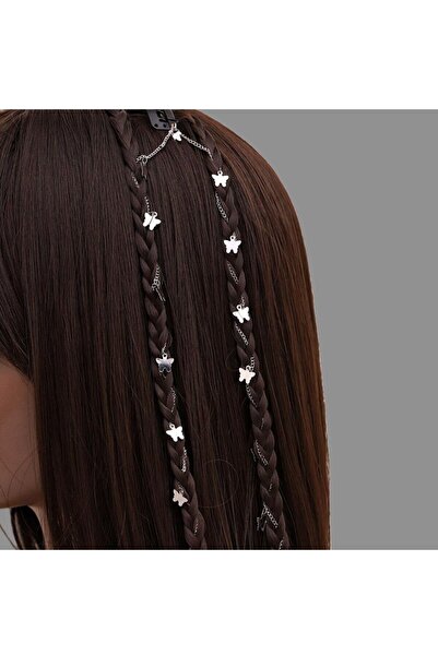 Shiklik MODA Ασημί αξεσουάρ μαλλιών σε σχήμα πεταλούδας που θα συμπληρώσει τη...