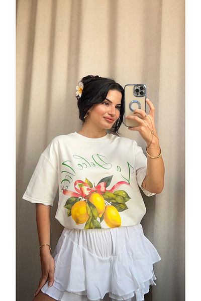 Butik Lemon Printed Tshirt