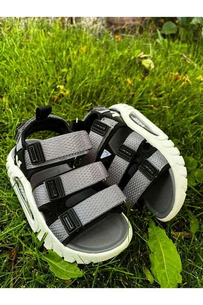 Vicco Size 26-35 Three Stripes Lightweight Non-Slip Sole Girls-Boys Sandals