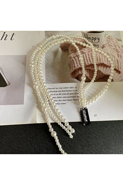 Shiklik MODA Accesoriu de păr elegant cu perle strălucitoare