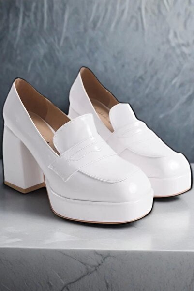 PayBuy Pantofi Eleganti de Damă Platformă Tocuri Groase Loafer Design Special...