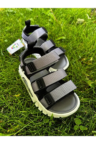 Vicco Size 26-35 Three Stripes Lightweight Non-Slip Sole Girls-Boys Sandals