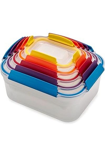 Joseph Joseph 81081 Nest Lock 5 Piece Storage Container Set, Multicolor