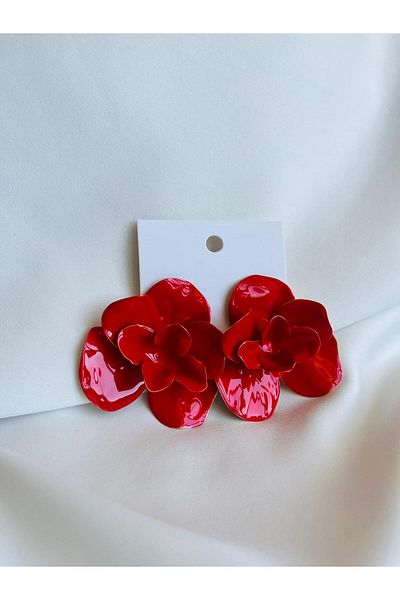 ESDE Rose Model Stylish Large Size Design Earrings