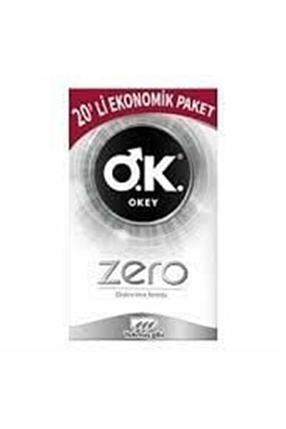 Okey Prezervatif Zero Ekstra İnce Formlu 20'li