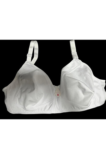 FEMMEA حمالة صدر بيضاء بدون سلك من القطن الممشط