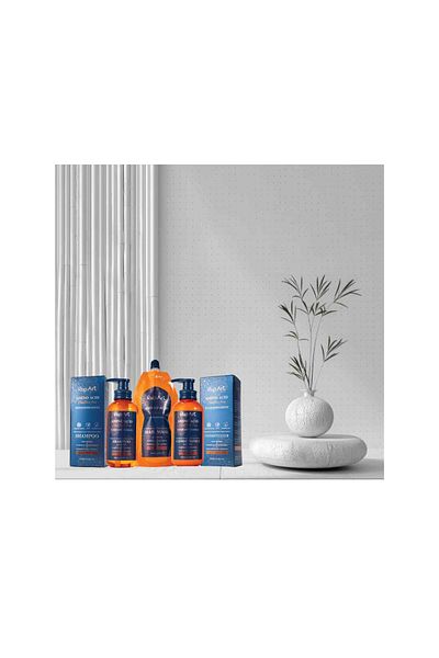 Rup Art RupArt Hair Care Set with Shampoo 425ml Conditioner 425ml Hair Mask 500ml for Damaged Hair