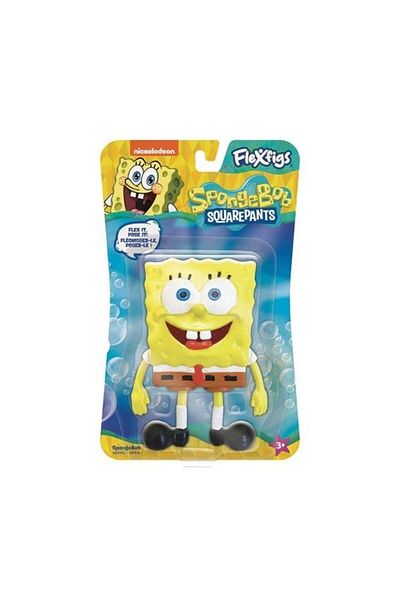 OyuncaklarÜlkesi Original Flexfigs Spongebob Spongebob Squarepants Toys Figures 10cm
