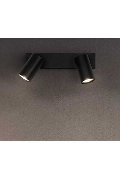 demet habek mylights mylights ikili led spot siyah hareketli başlık tavan avize duvar aplik ayna üstü tablo aplik os-ram