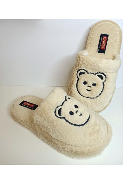 Huzurlu Adımlar Winter Plush Home Slippers