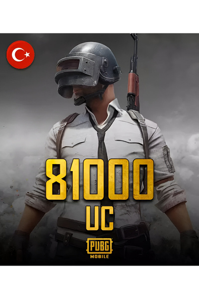 PUBG Mobile 81.000 UC – Türkiye Sunucusu