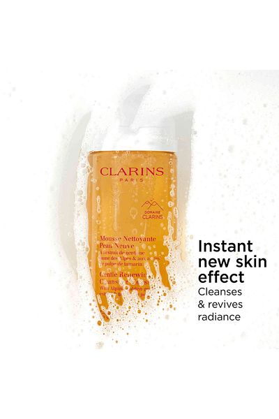 Clarins منظف رغوي مرطب للبشرة بأعشاب جبال الألب وخلاصة الصبار من كلارنس - 150مل