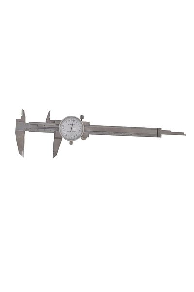 OEM Mechanical caliper with clock, measuring range 0 - 150 mm, L-150, accuracy 0.02 mm, made of steel