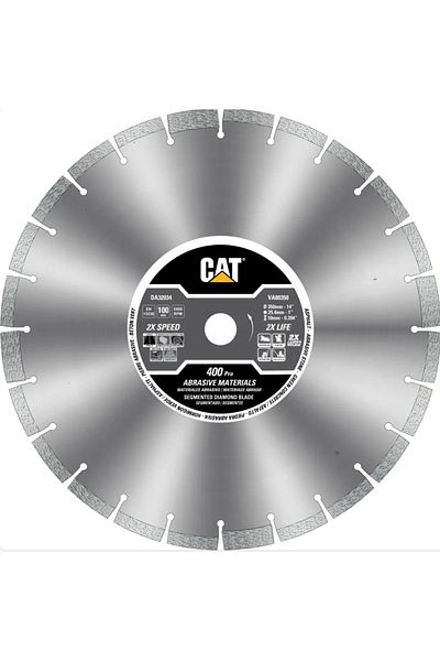 Caterpillar Cat® 400 Pro Laser Welded Narrow Gullet Asphalt Diamond Blade 14" - 350mm DA32034