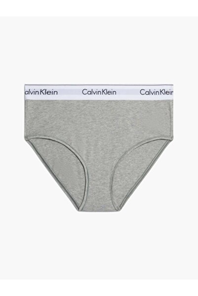 Calvin Klein HIGH WAIST BIKINI Kadın Gri Bikini Külot