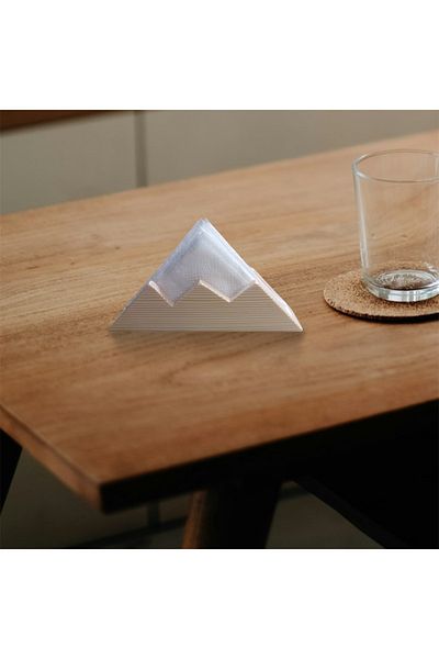 MİESSA Wooden Napkin Holder Special Design, Cafe Restaurant Decorative Napkin Holder