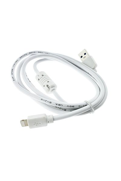 OEM Cablu Usb Premium Pentru Apple Iphone, Conector Tip Lightning 8 Pin, 1.5m, Alb, Awg 28, 1.5a, Bulk