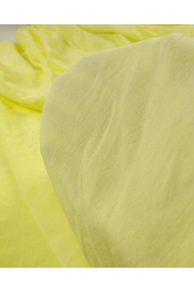 Kumaş Parça Lemon Yellow 84% Viscose 16% Synthetic Aerobin Weavings (Width 135 cm X Length 235 cm)