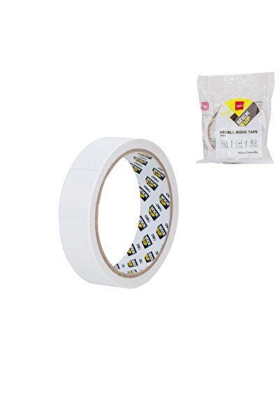 Deli Banda dublu adeziva alba, 24mm x 9.14m (10Y), 80 microni, 30407, lipire suprafete diverse