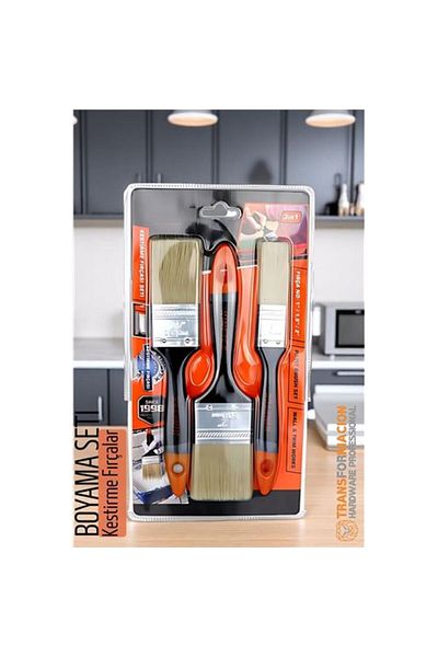 Ladesmedya Painting Brush Set - Set of 3 Paint Brushes