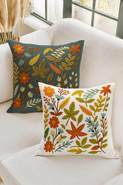 Bertille Home Σετ με 4 μαξιλαροθήκες με ψηφιακή εκτύπωση διπλής όψης (εμφάνισ...