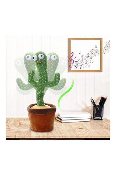 Generic Electric Dancing Cactus Plant Stuffed Toy With Music