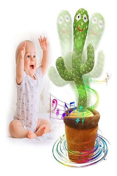 Generic Dancing Cactus Toy Talking Singing Moving Battery Operated