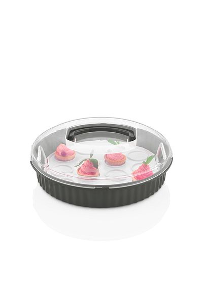 INTEREV 3800 ml Transport and Storage Container with Lid / Cake Cake Pastry Multi-Purpose Storage Container