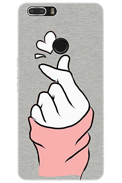 Vestel Venüs Z20 Uyumlu Kılıf Desen Baskılı Silikon Parmak Şıklatma Kalp STK:...