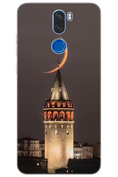 Vestel Venüs Z30 Uyumlu Kılıf Desen Baskılı Silikon Galata Kulesi STK:673 CP-...