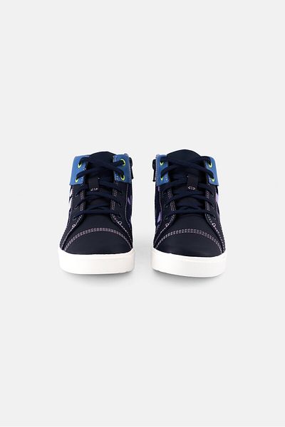 CLARKS Disney x Clarks Kids Boys Wide Fit City Scare Lace Up Casual Shoes, Navy