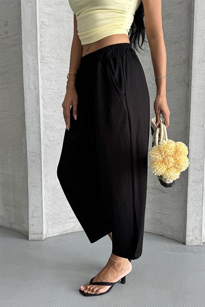 İstangül Butik Everyday Comfort Modal Fabric High Waist Comfortable Pants